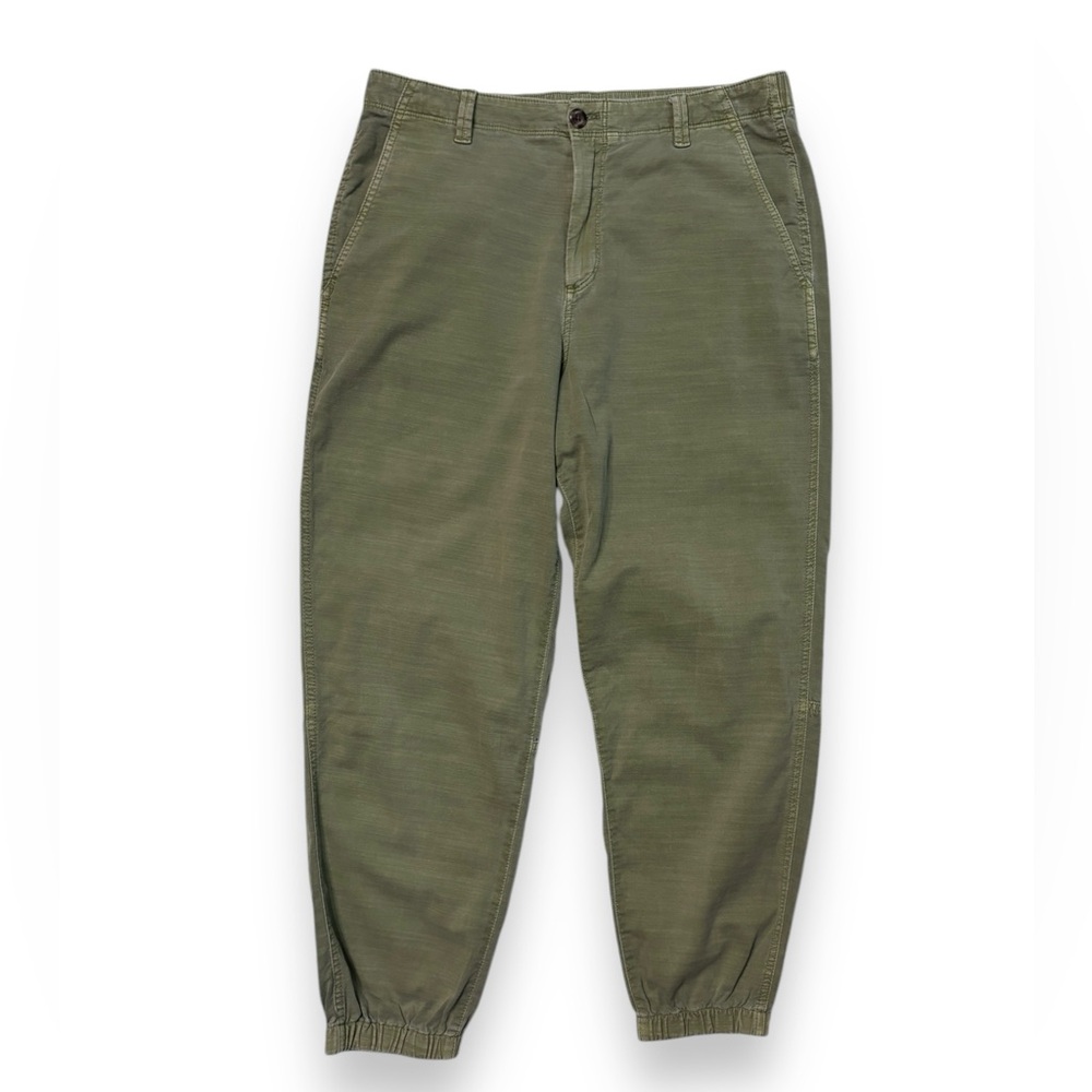 GAP Moss Green Button Waistband Girlfriend Joggers